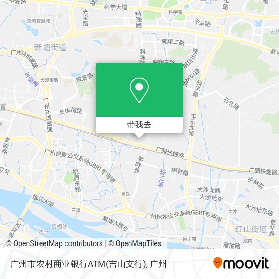 广州市农村商业银行ATM(吉山支行)地图