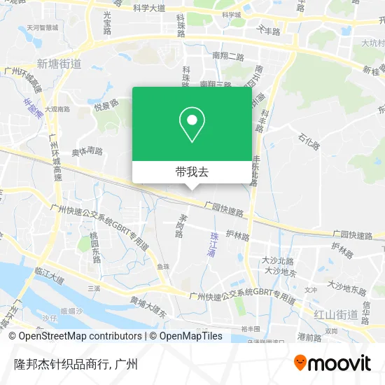 隆邦杰针织品商行地图