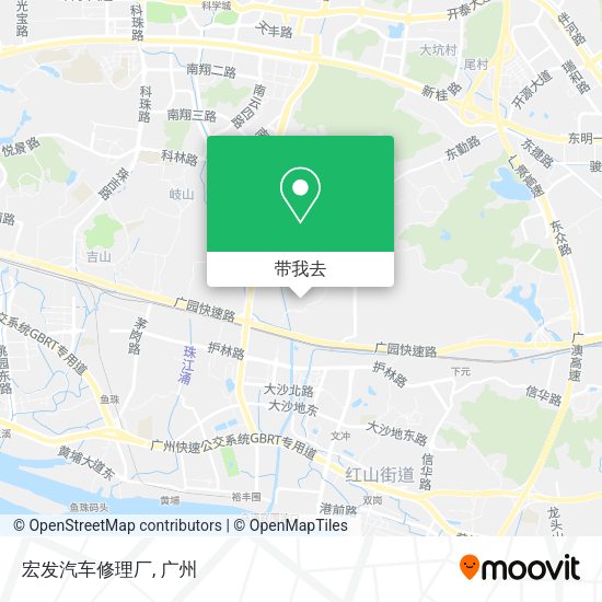 宏发汽车修理厂地图