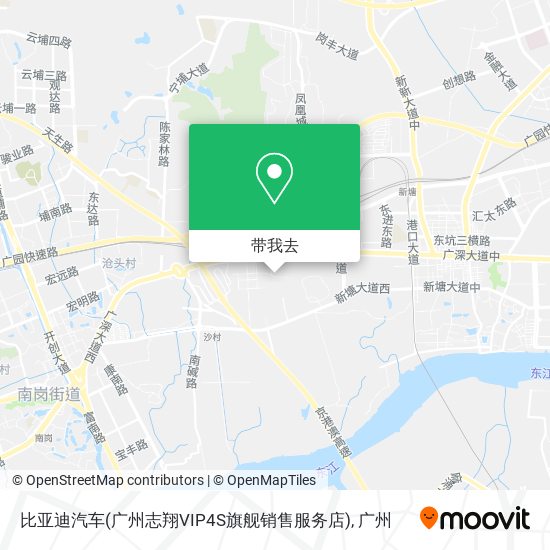 比亚迪汽车(广州志翔VIP4S旗舰销售服务店)地图