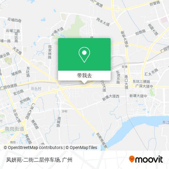 凤妍苑-二街二层停车场地图