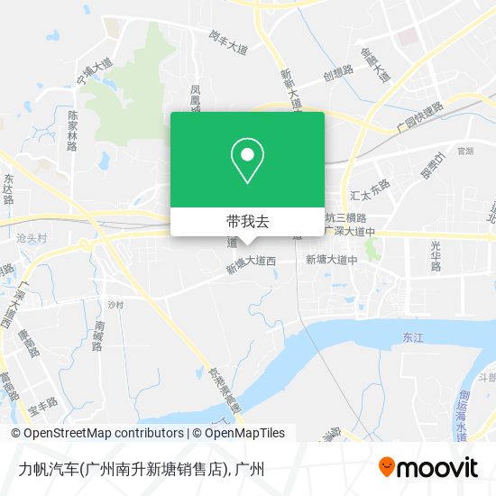 力帆汽车(广州南升新塘销售店)地图