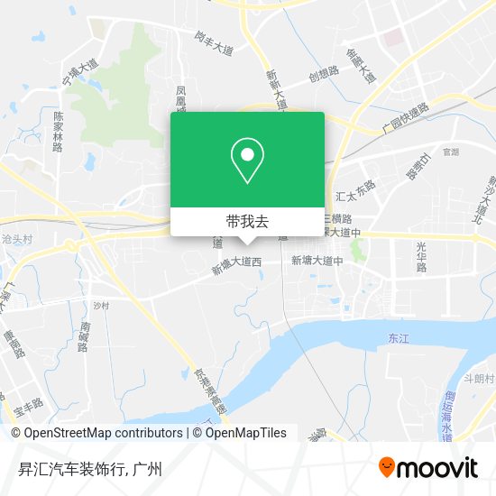 昇汇汽车装饰行地图
