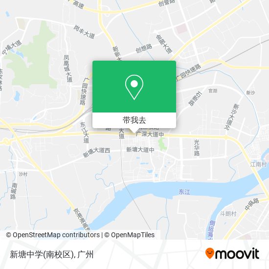 新塘中学(南校区)地图