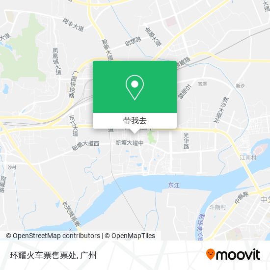 环耀火车票售票处地图