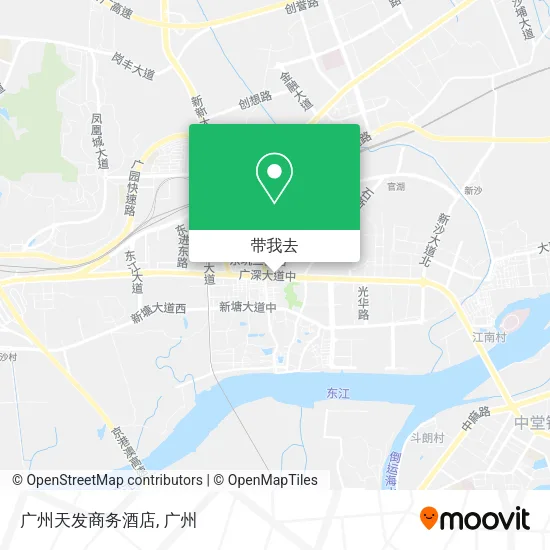 广州天发商务酒店地图