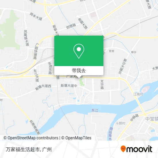 万家福生活超市地图