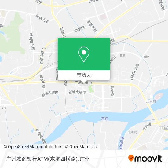 广州农商银行ATM(东坑四横路)地图