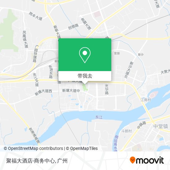 聚福大酒店-商务中心地图