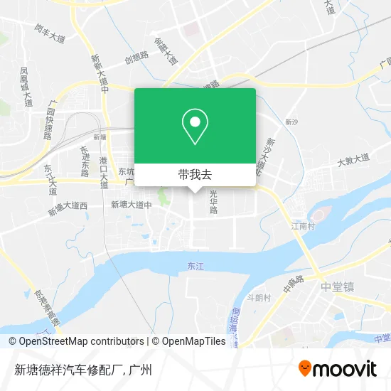 新塘德祥汽车修配厂地图