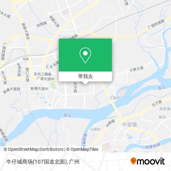 牛仔城商场(107国道北面)地图