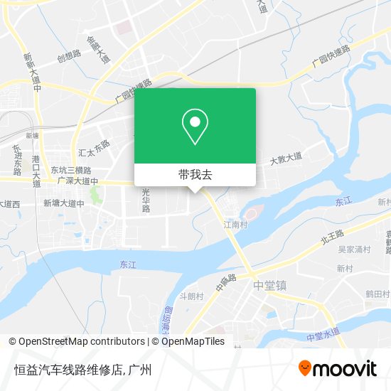 恒益汽车线路维修店地图