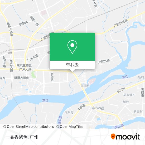 一品香烤鱼地图