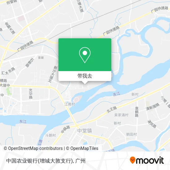 中国农业银行(增城大敦支行)地图