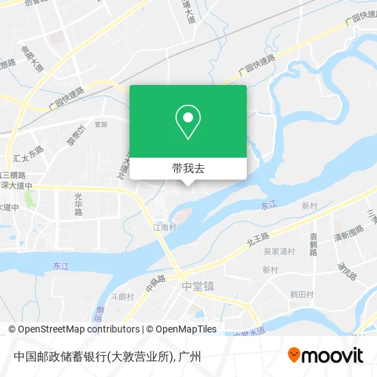 中国邮政储蓄银行(大敦营业所)地图