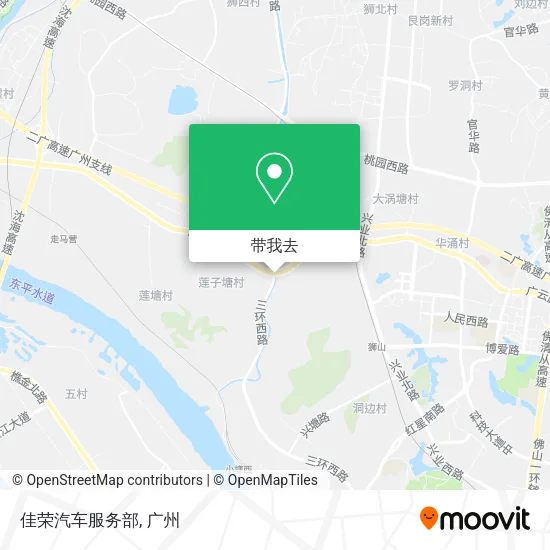 佳荣汽车服务部地图