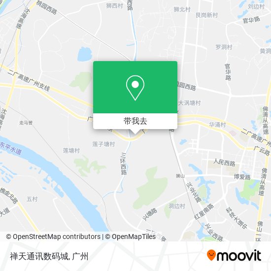 禅天通讯数码城地图