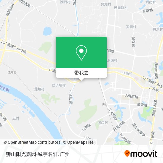 狮山阳光嘉园-城宇名轩地图