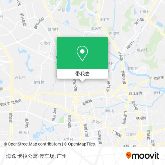 海逸·卡拉公寓-停车场地图
