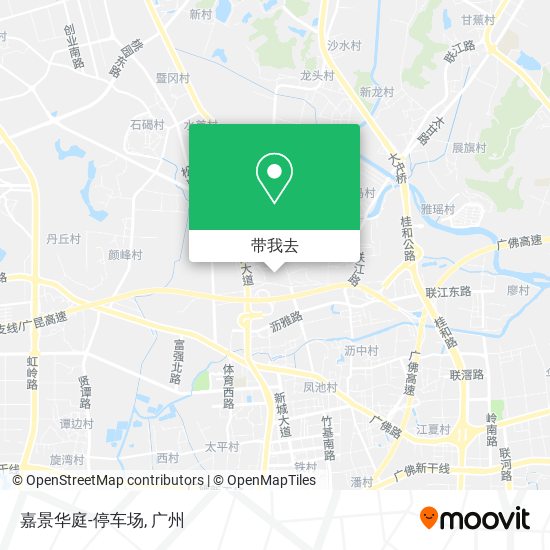 嘉景华庭-停车场地图