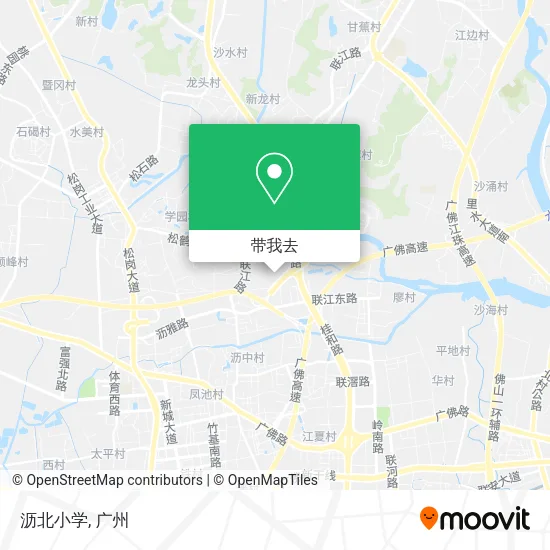 沥北小学地图