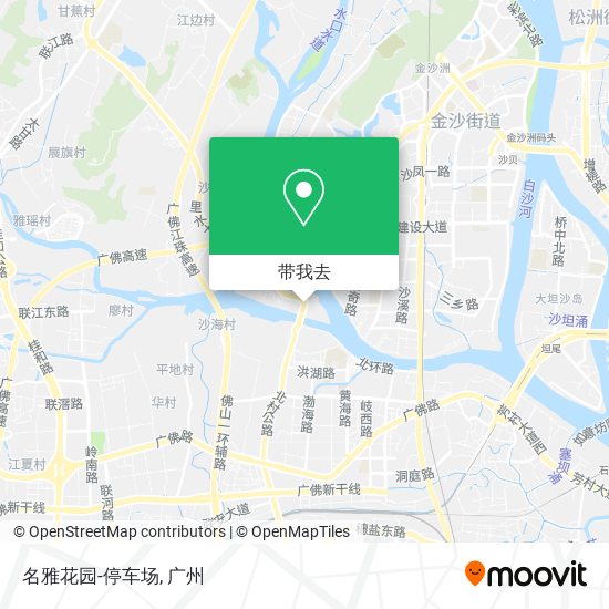 名雅花园-停车场地图