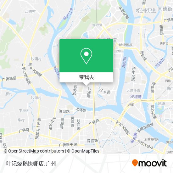 叶记烧鹅快餐店地图