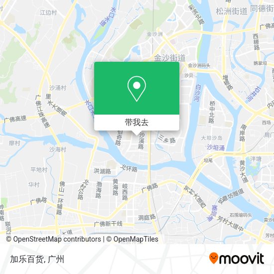 加乐百货地图