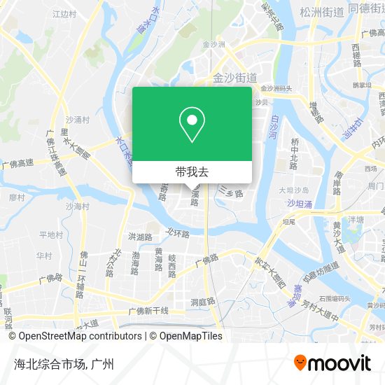 海北综合市场地图