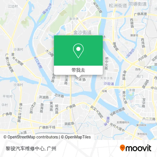 黎骏汽车维修中心地图