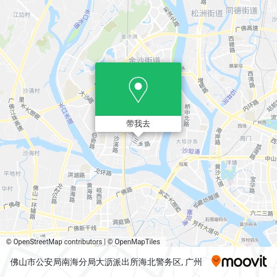 佛山市公安局南海分局大沥派出所海北警务区地图