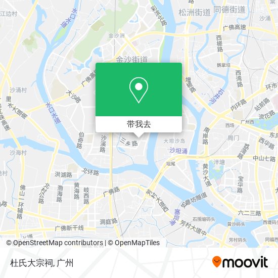 杜氏大宗祠地图