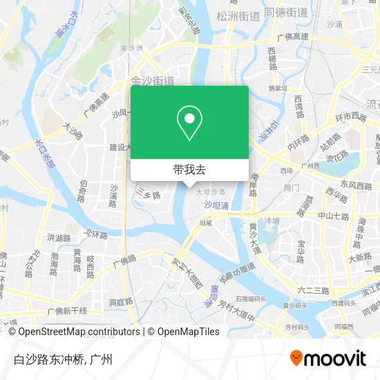 白沙路东冲桥地图