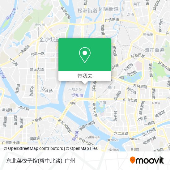 东北菜饺子馆(桥中北路)地图