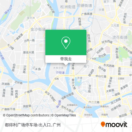 都得利广场停车场-出入口地图