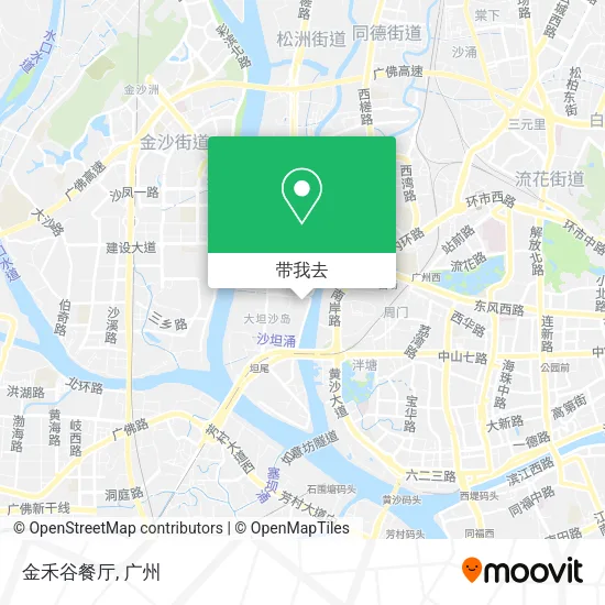 金禾谷餐厅地图