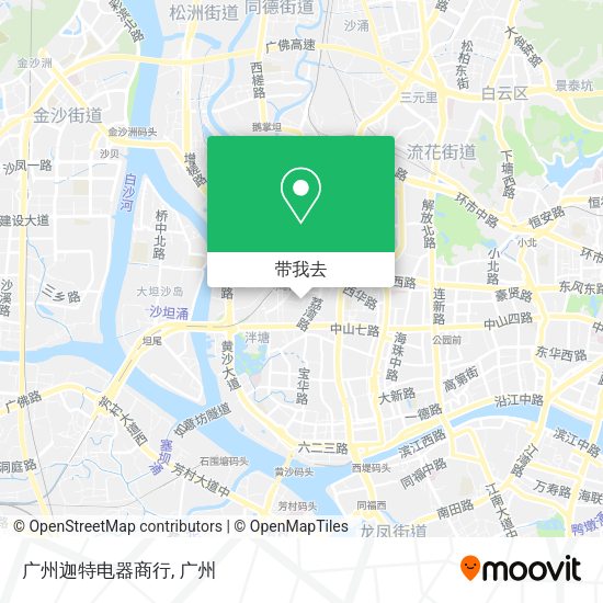 广州迦特电器商行地图