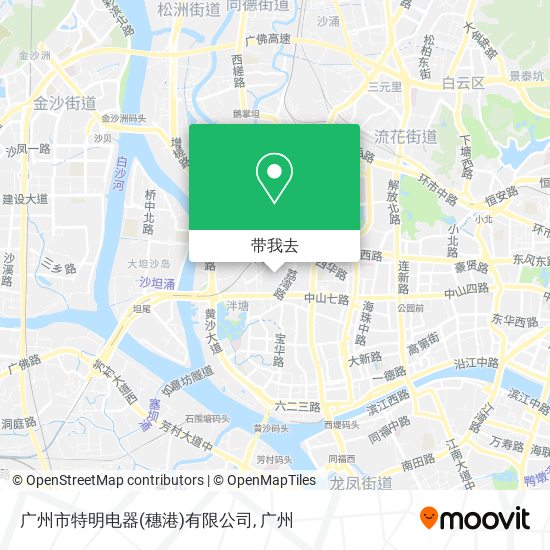 广州市特明电器(穗港)有限公司地图