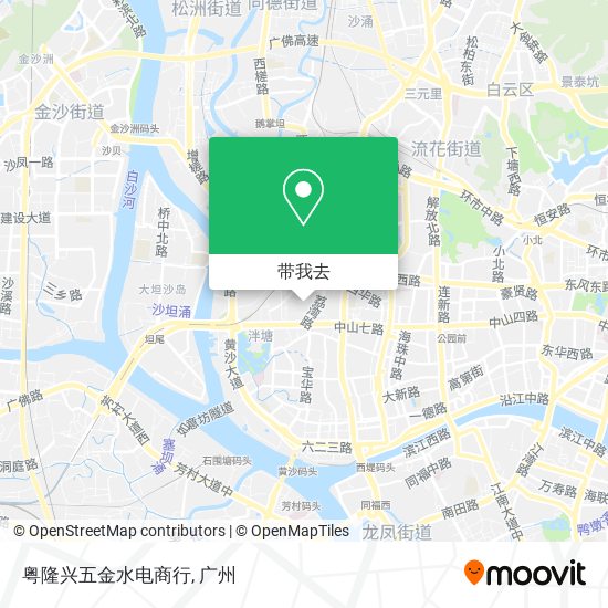 粤隆兴五金水电商行地图
