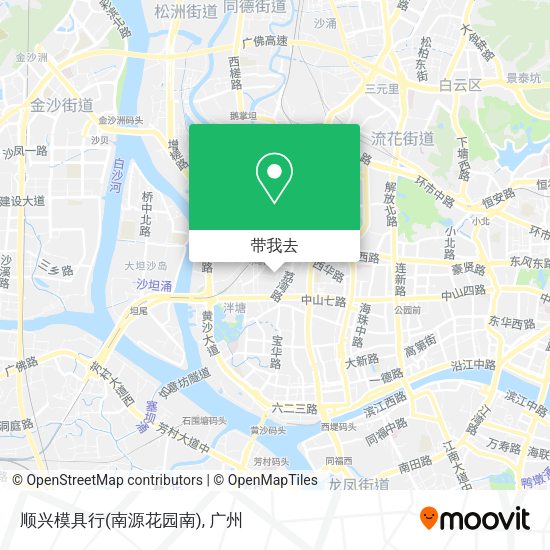 顺兴模具行(南源花园南)地图