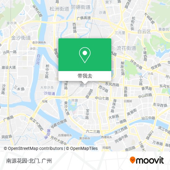 南源花园-北门地图