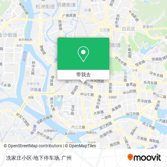 冼家庄小区-地下停车场地图