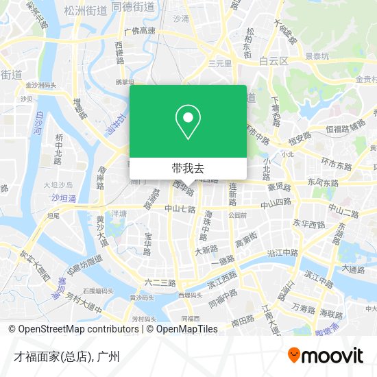 才福面家(总店)地图