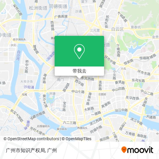 广州市知识产权局地图