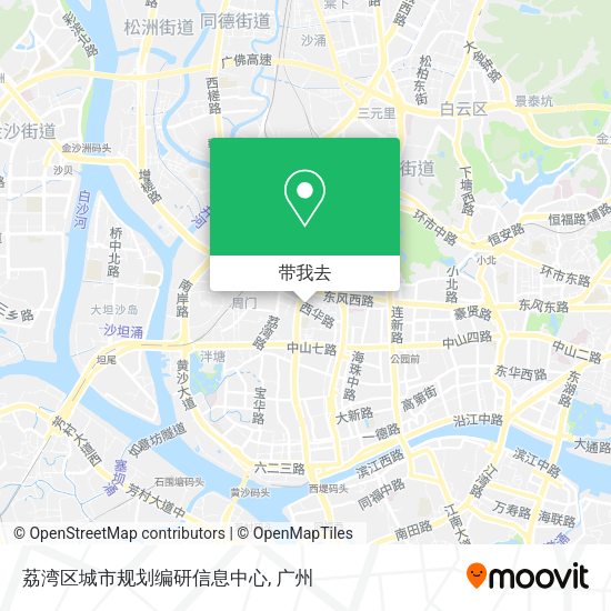 荔湾区城市规划编研信息中心地图