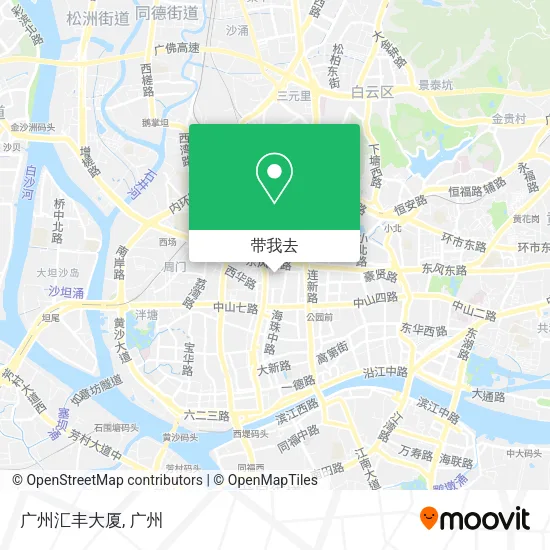 广州汇丰大厦地图