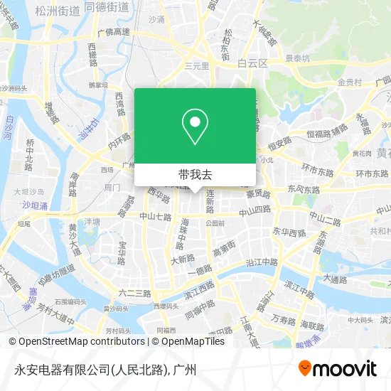 永安电器有限公司(人民北路)地图