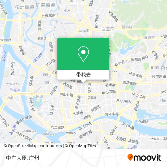 中广大厦地图