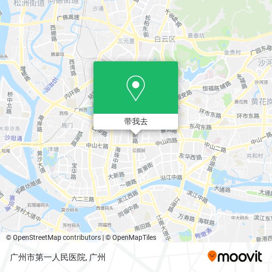 广州市第一人民医院地图