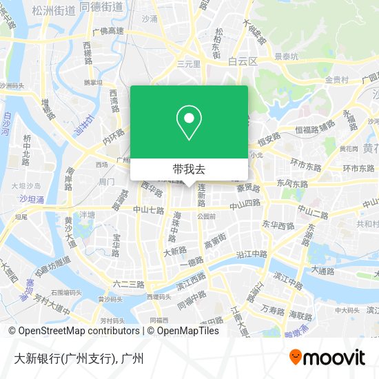 大新银行(广州支行)地图